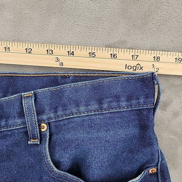 Levis 517 Mens Jeans Measures Size 36x27 Boot Cut Probably Hemmed Nice - Picture 7 of 14